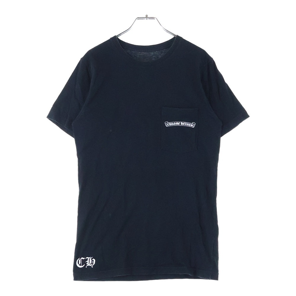 CHROME HEARTS(クロムハーツ) FLEURKNEE Tee フレアニー プリント クルーネック 半袖Tシャツ カットソー ブラック
