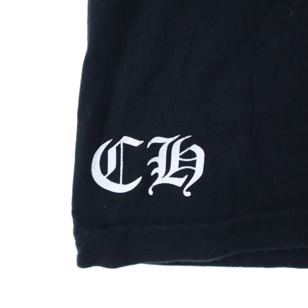 CHROME HEARTS(クロムハーツ) FLEURKNEE Tee フレアニー プリント クルーネック 半袖Tシャツ カットソー ブラック