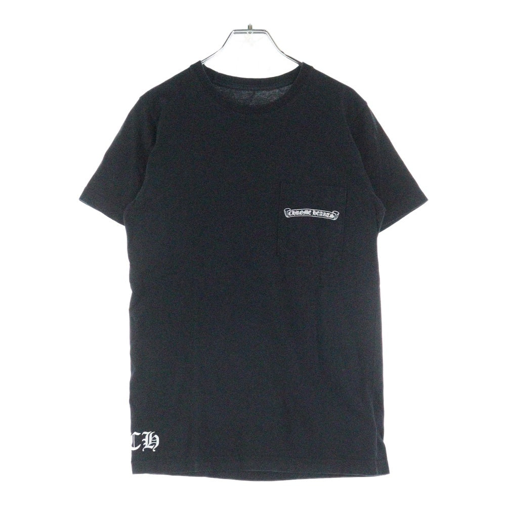 CHROME HEARTS(クロムハーツ) FLEURKNEE Tee フレアニー プリント クルーネック 半袖Tシャツ カットソー ブラック