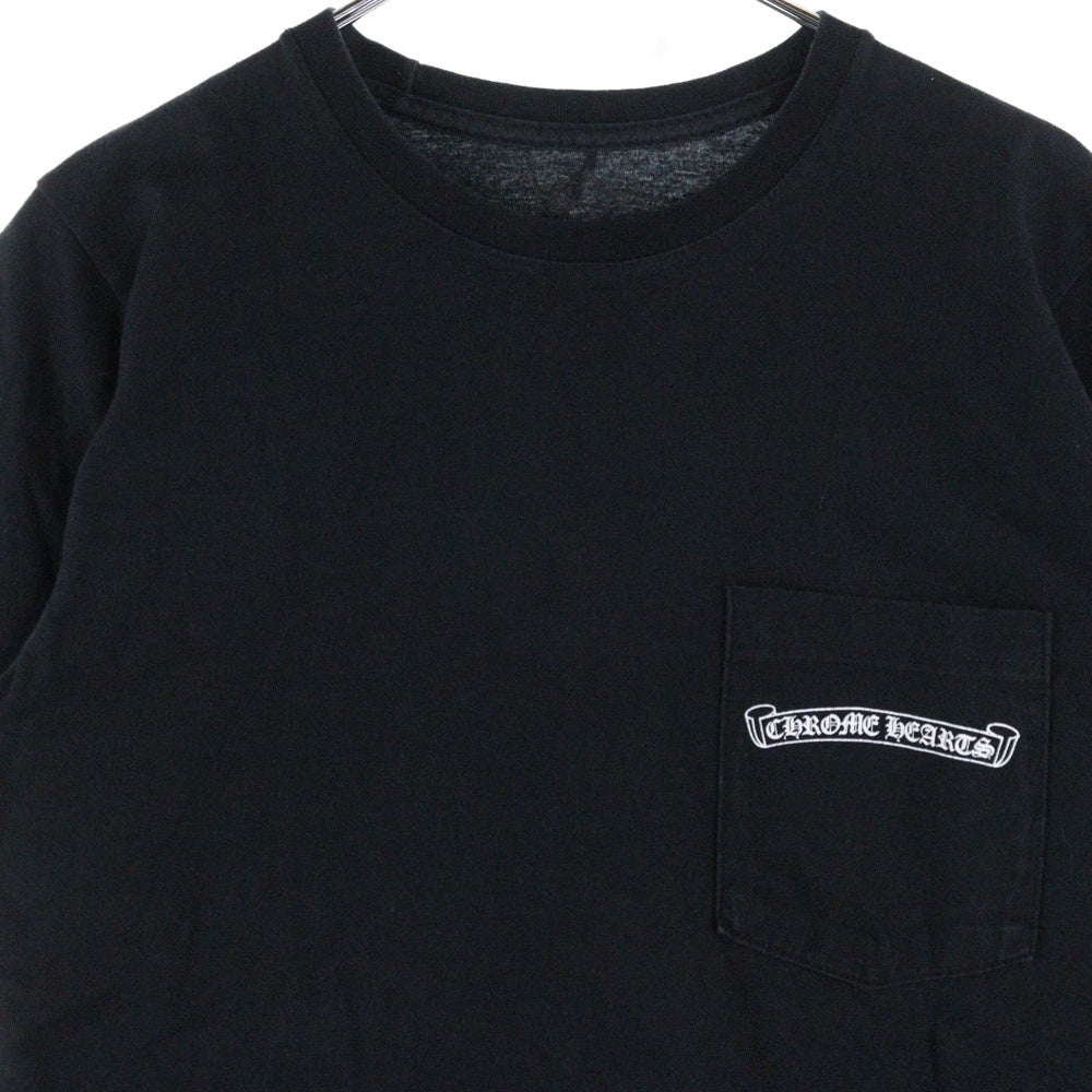 CHROME HEARTS(クロムハーツ) FLEURKNEE Tee フレアニー プリント クルーネック 半袖Tシャツ カットソー ブラック