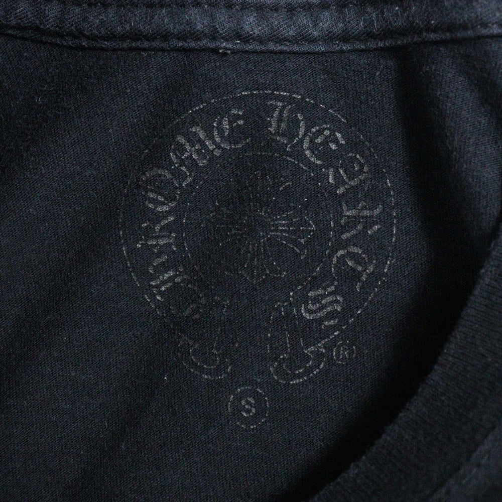 CHROME HEARTS(クロムハーツ) FLEURKNEE Tee フレアニー プリント クルーネック 半袖Tシャツ カットソー ブラック