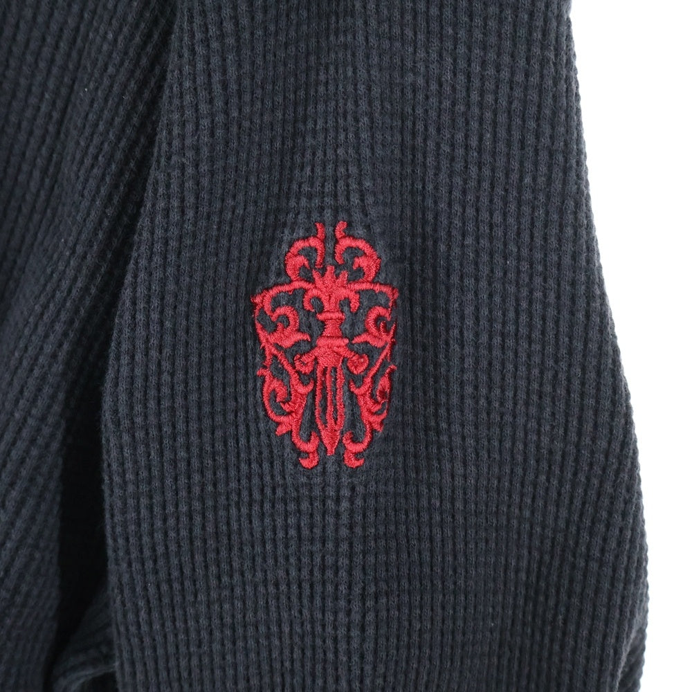 CHROME HEARTS(クロムハーツ) OLD Dagger Thermal L/S Tee ダガーサーマル長袖Tシャツ ブラック