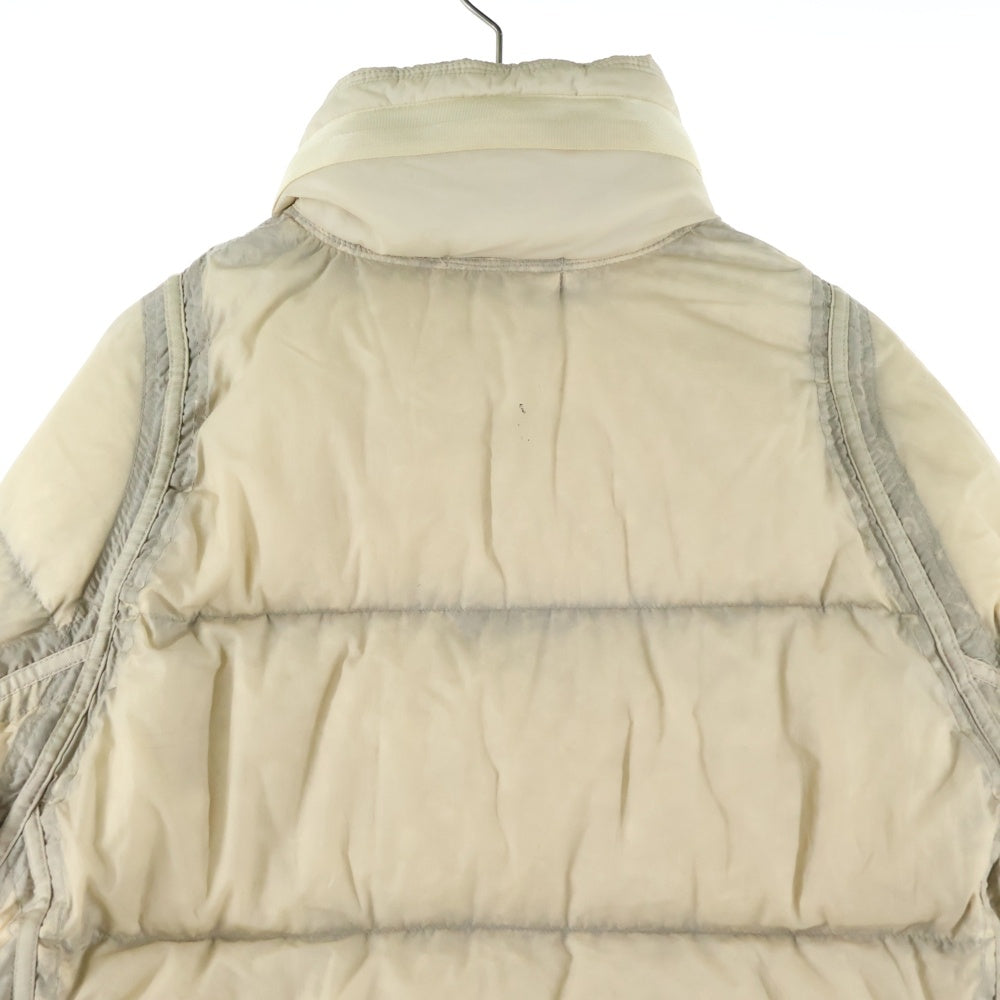 STONE ISLAND(ストーンアイランド) 袖ロゴワッペン マイクロ レップ グース ダウンジャケット ベージュ 4715V24