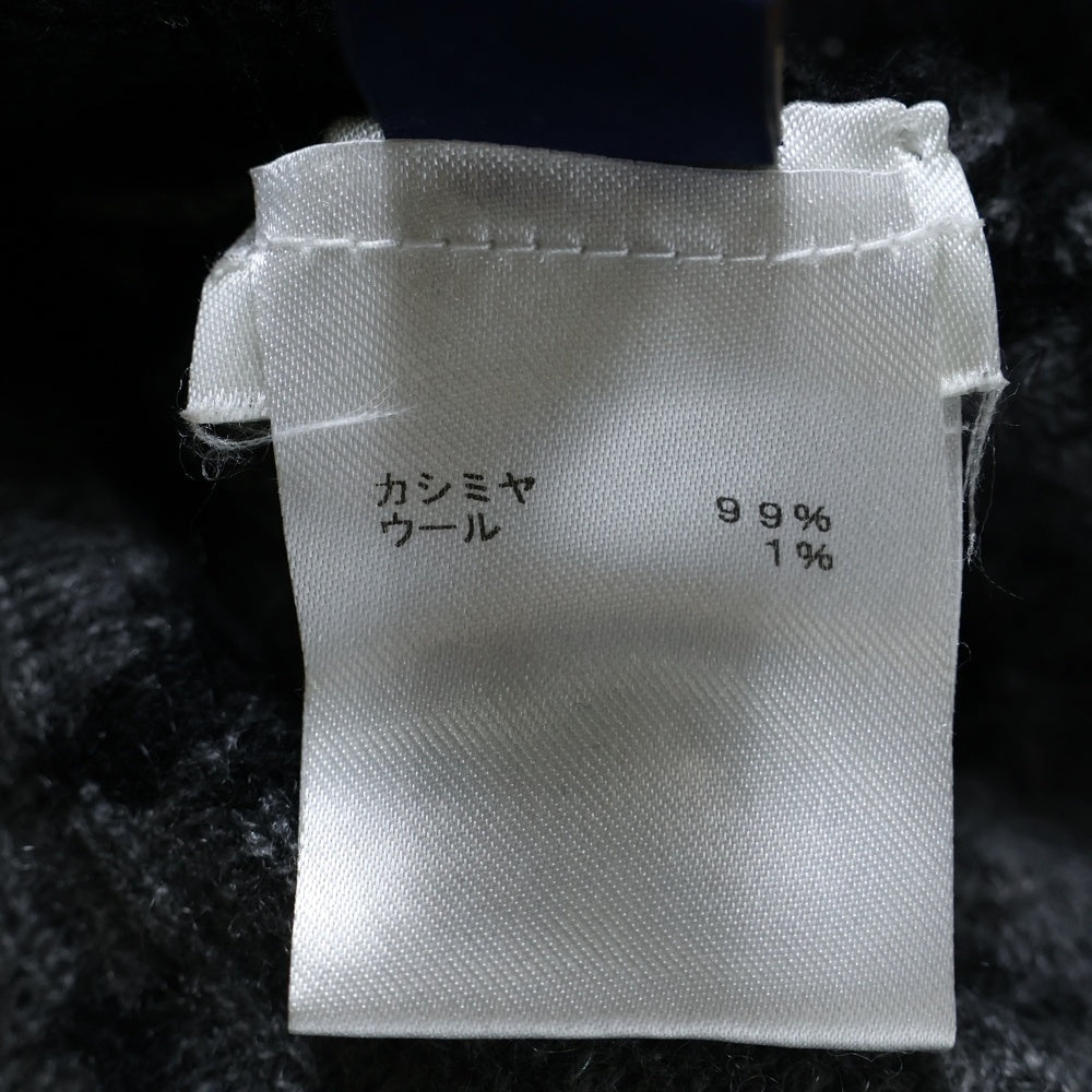 LOUIS VUITTON(ルイヴィトン) カシミヤウール混 モノグラム柄セーター クルーネックニット ブラック HGN41WIXW
