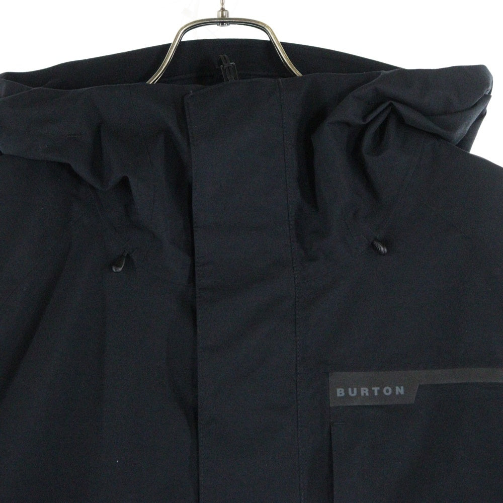 BURTON(バートン) GORE TEX ゴアテックス フロントロゴ ナイロンジャケット スキーウェア ブラック