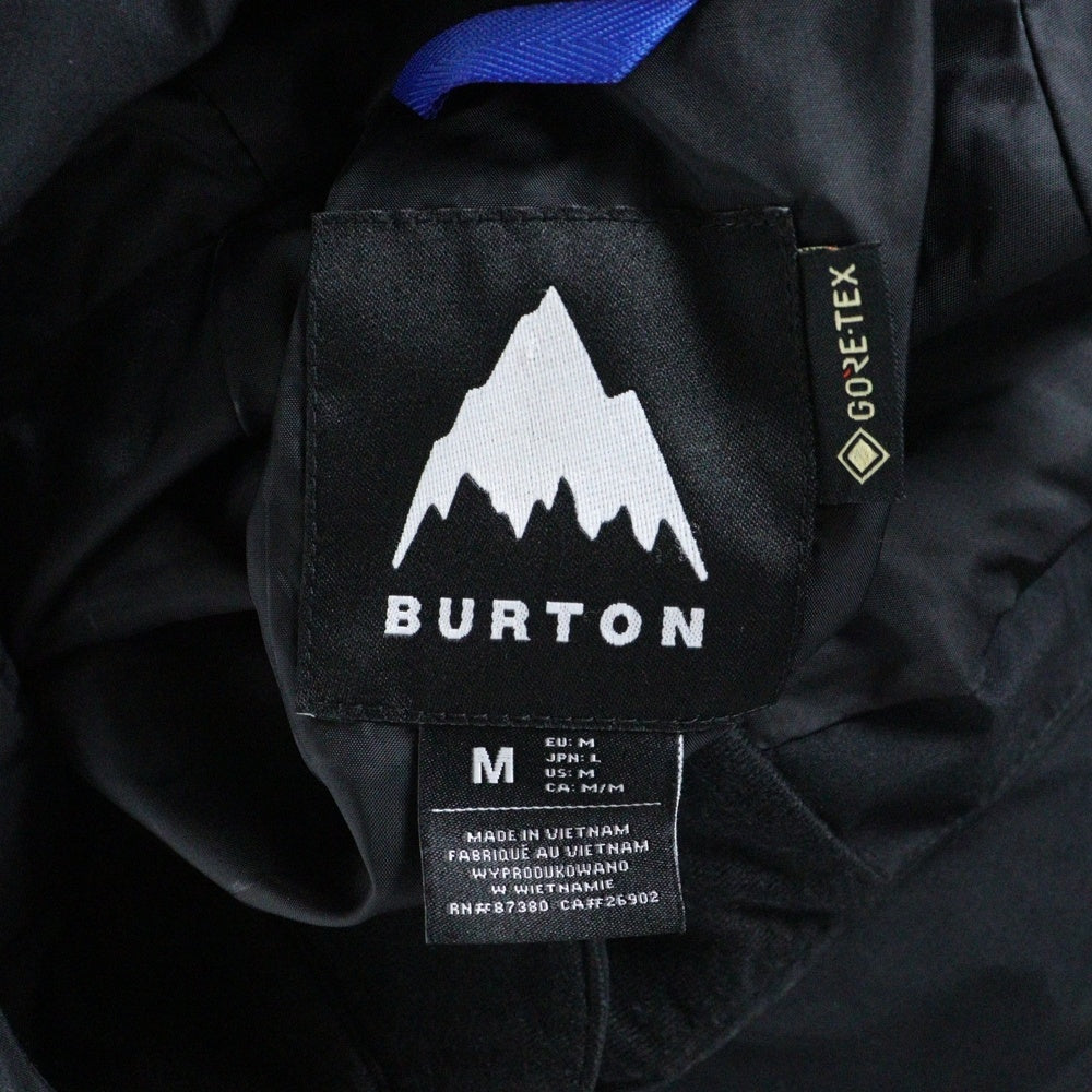 BURTON(バートン) GORE TEX ゴアテックス フロントロゴ ナイロンジャケット スキーウェア ブラック