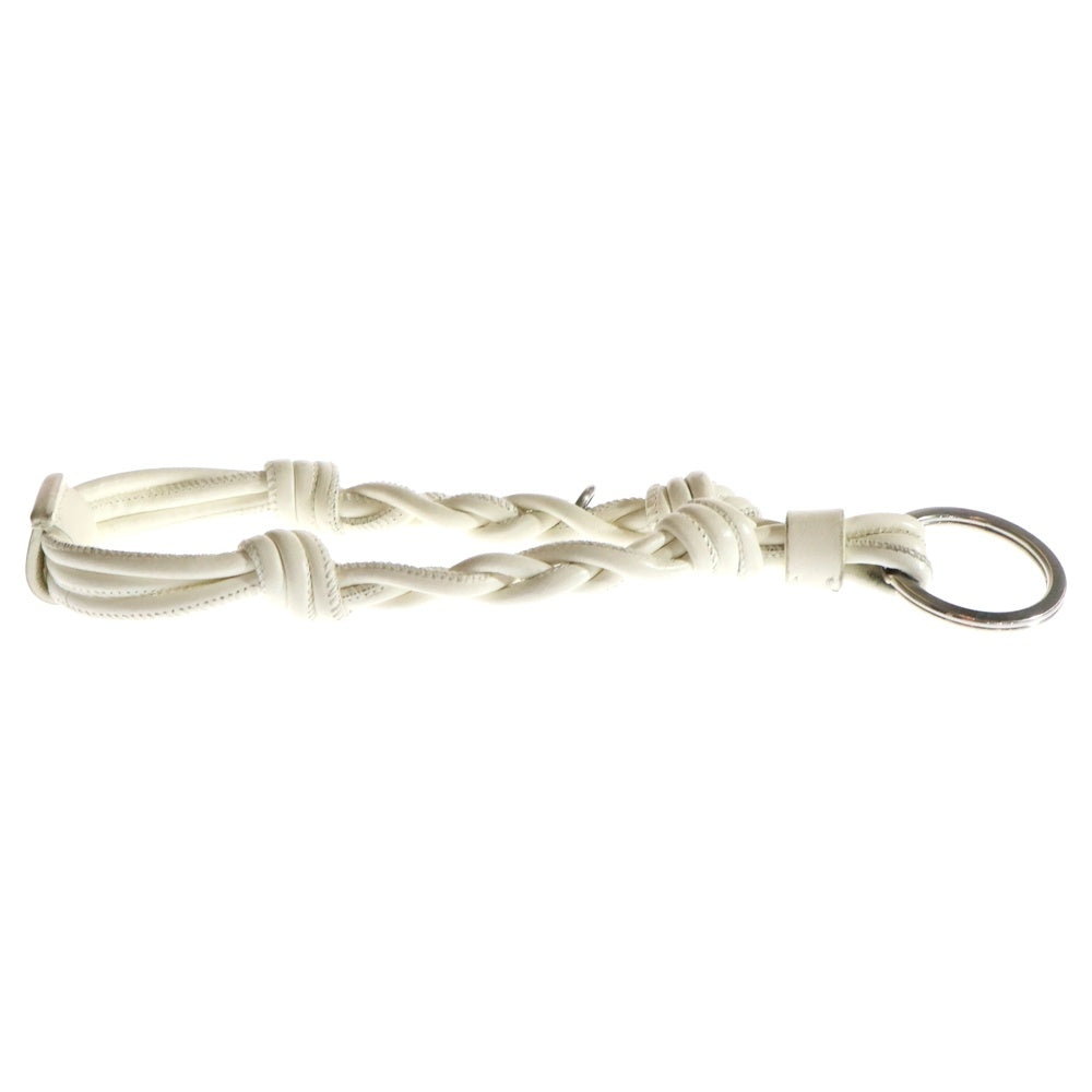 JIL SANDER(ジルサンダー) TANGLE KEYRING タングル キーリング キーホルダー レザー ホワイト