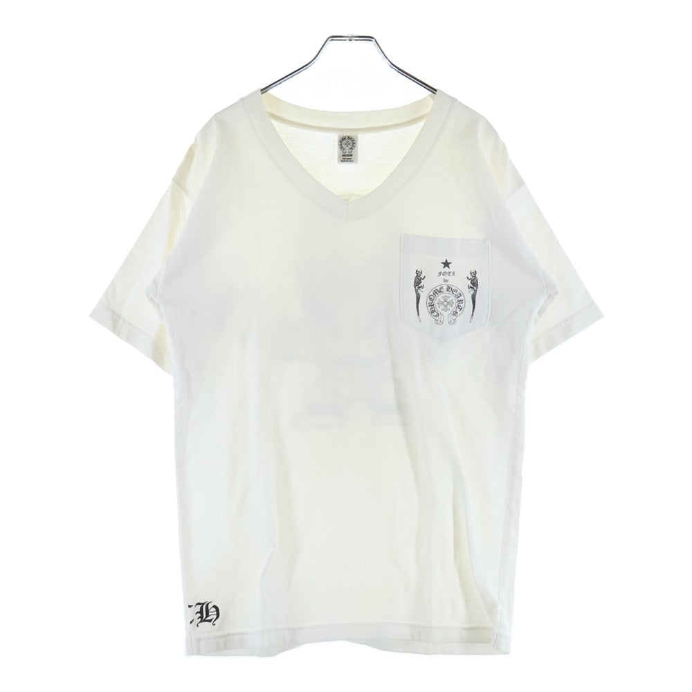 CHROME HEARTS(クロムハーツ) FOTI S/S Tee フォティ プリント 半袖Tシャツ カットソー ホワイト