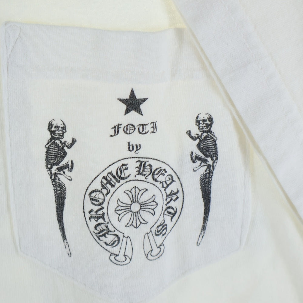 CHROME HEARTS(クロムハーツ) FOTI S/S Tee フォティ プリント 半袖Tシャツ カットソー ホワイト