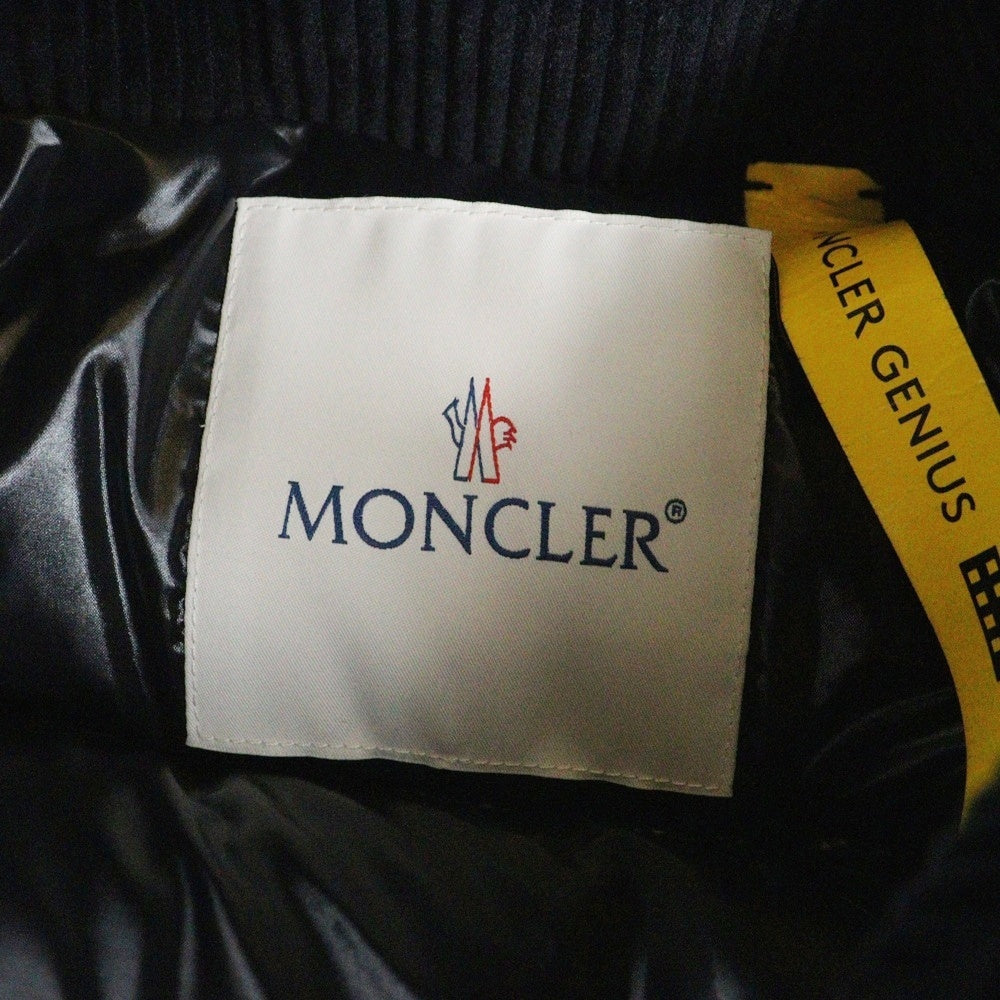 MONCLER(モンクレール) 22AW ×FRAGMENT DONNIE フラグメント コーデュロイ ダウンジャケット ブラック H209U1A00012M2363
