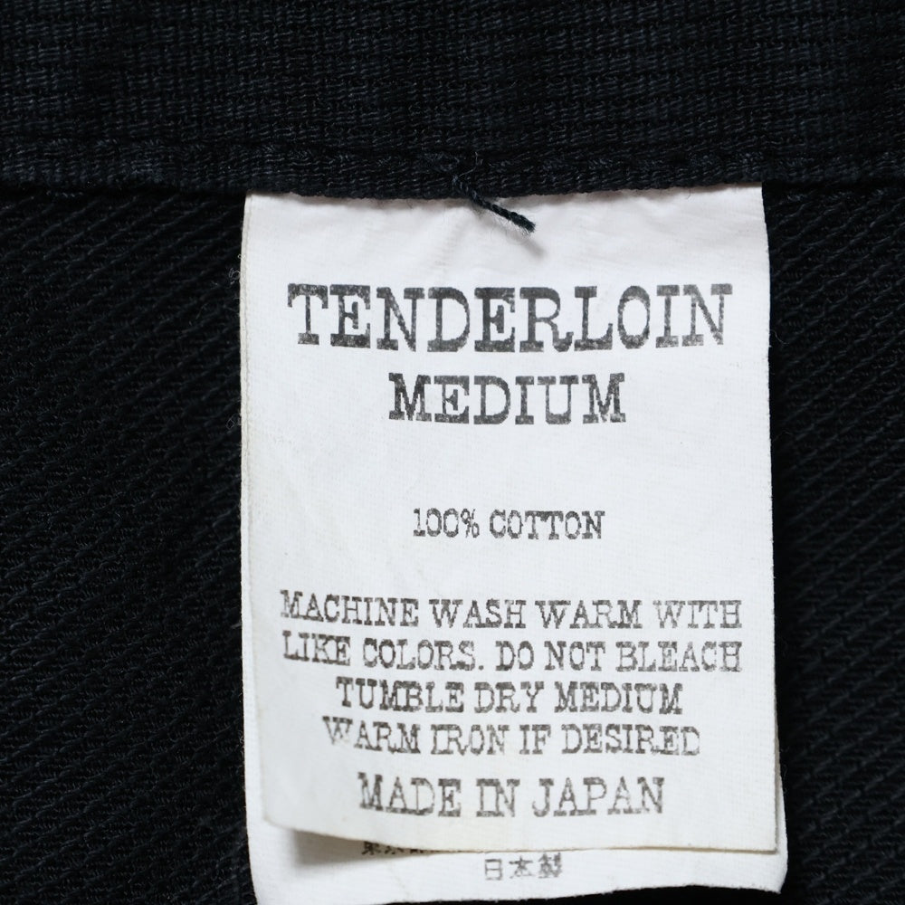 TENDERLOIN(テンダーロイン) バックバックル付 コーデュロイ ストレートパンツ ブラック