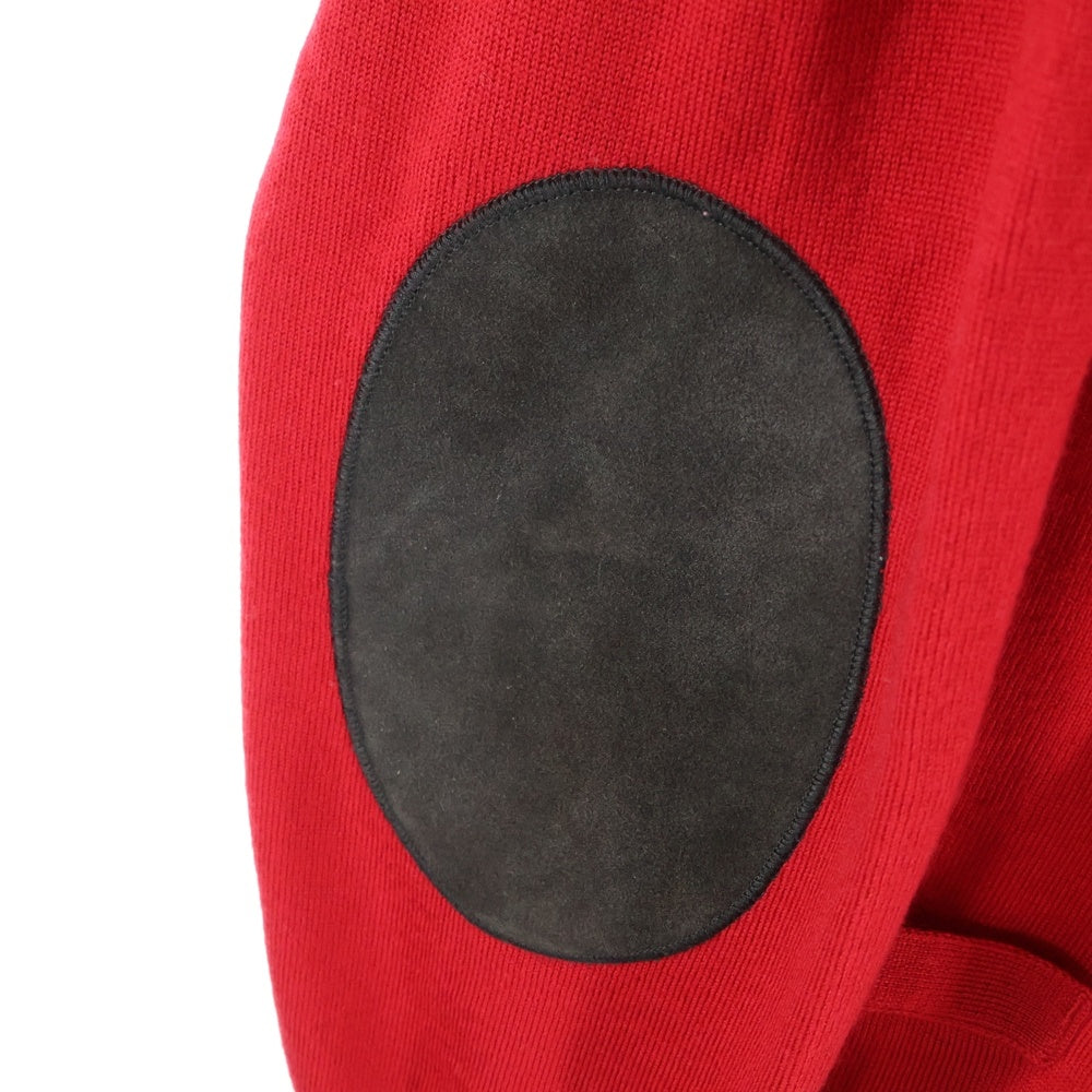 DSQUARED2(ディースクエアード) カーディガン ウール エルボーパッチ レッド