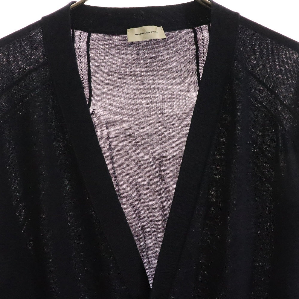 BALENCIAGA(バレンシアガ) カーディガン ウール カシミヤ混 イタリア製 ネイビー