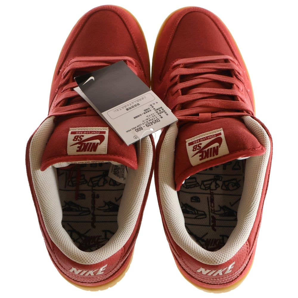 NIKE SB(ナイキエスビー) DUNK LOW ADOBE ダンク アドビ ローカットスニーカー レッド US11/29cm DV5429-600
