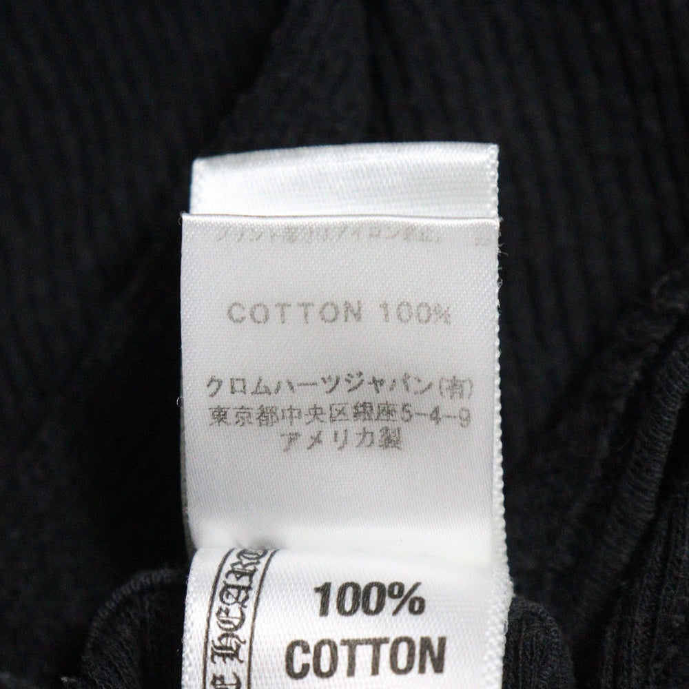 CHROME HEARTS(クロムハーツ) USA FLAG バックUSAプリント コットン タンクトップ ブラック