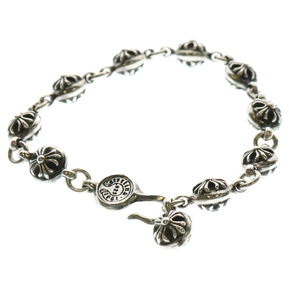CHROME HEARTS(クロムハーツ) NO2 BALL #2クロスボールブレスレット シルバー BCA176