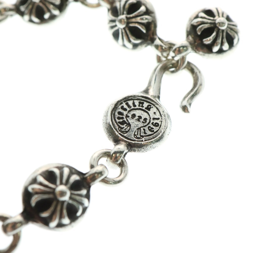 CHROME HEARTS(クロムハーツ) NO2 BALL #2クロスボールブレスレット シルバー BCA176