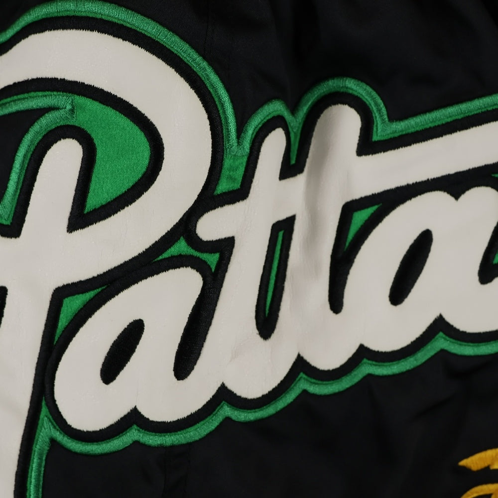 STUSSY(ステューシー) ×Patta Boxing フロント刺繍 ボクシング ショーツ ブラック SU24 312024