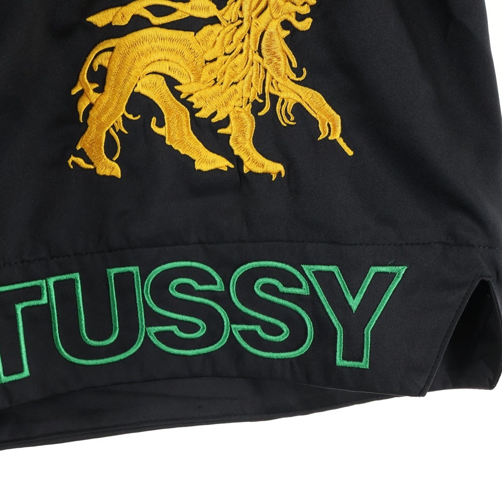 STUSSY(ステューシー) ×Patta Boxing フロント刺繍 ボクシング ショーツ ブラック SU24 312024