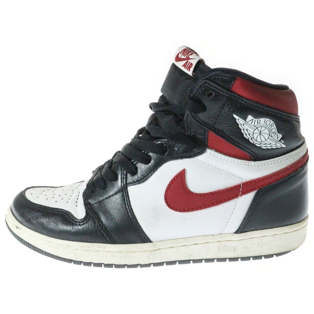 NIKE(ナイキ) AIR JORDAN 1 RETRO HIGH OG GYM RED エアジョーダン1 レトロ ジムレッド ハイカットスニーカー ブラック/レッド/ホワイト US8/26cm 555088-061