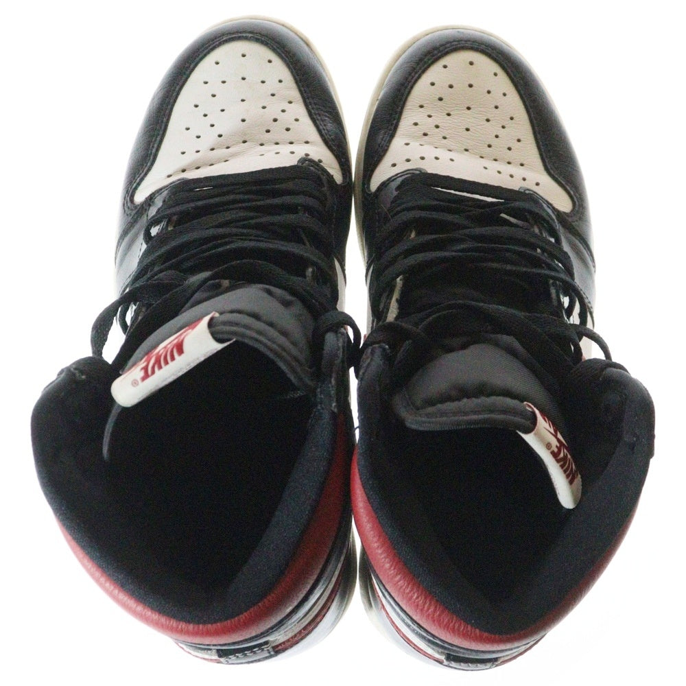 NIKE(ナイキ) AIR JORDAN 1 RETRO HIGH OG GYM RED エアジョーダン1 レトロ ジムレッド ハイカットスニーカー ブラック/レッド/ホワイト US8/26cm 555088-061