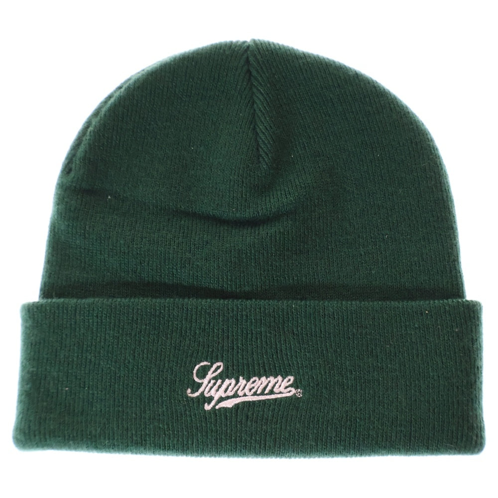 SUPREME(シュプリーム) 20AW ×ANTI HERO Atmosphere ロゴ刺繍 ニット帽 ビーニー グリーン