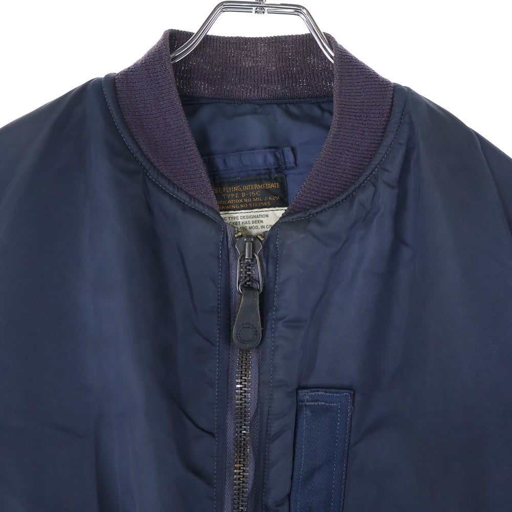 ALPHA INDUSTRIES(アルファ インダストリーズ) フライトジャケット B15-C USA製 ネイビー