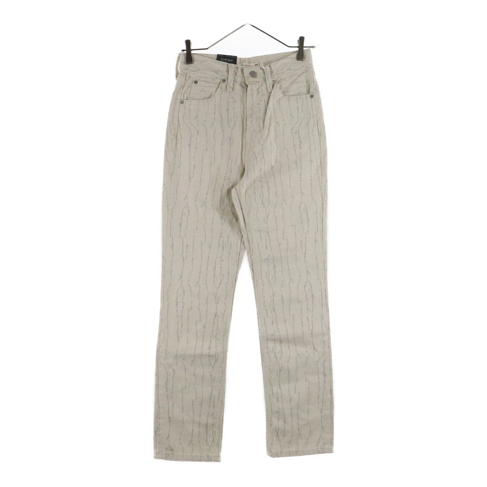 Levi's(リーバイス) 70s HIGH STRAIGHT デニムパンツ ストレートパンツ 総柄 アイボリー レディース PC9-A1124-0002