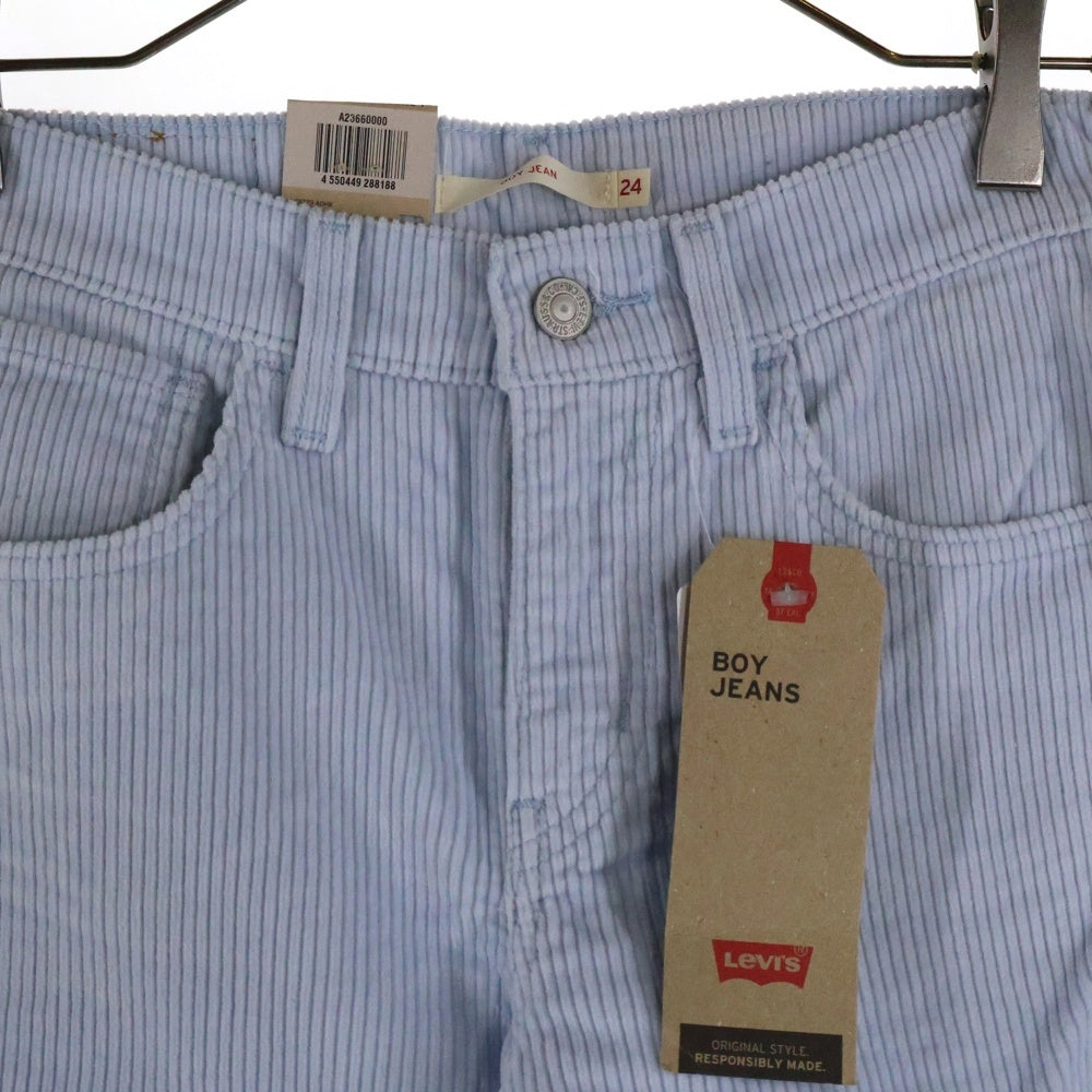 Levi's(リーバイス) BOY JEAN コーデュロイ ジーンズ ライトブルー レディース PC9-A2366-0000