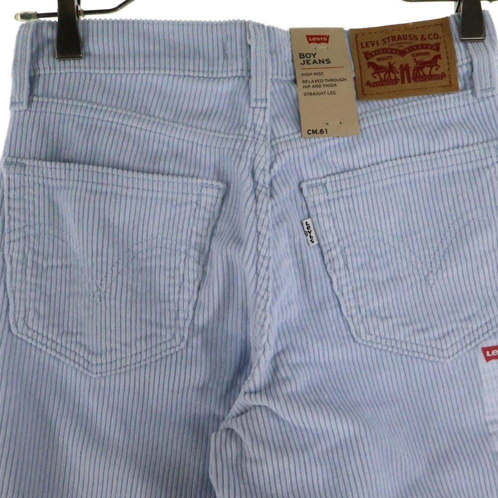 Levi's(リーバイス) BOY JEAN コーデュロイ ジーンズ ライトブルー レディース PC9-A2366-0000