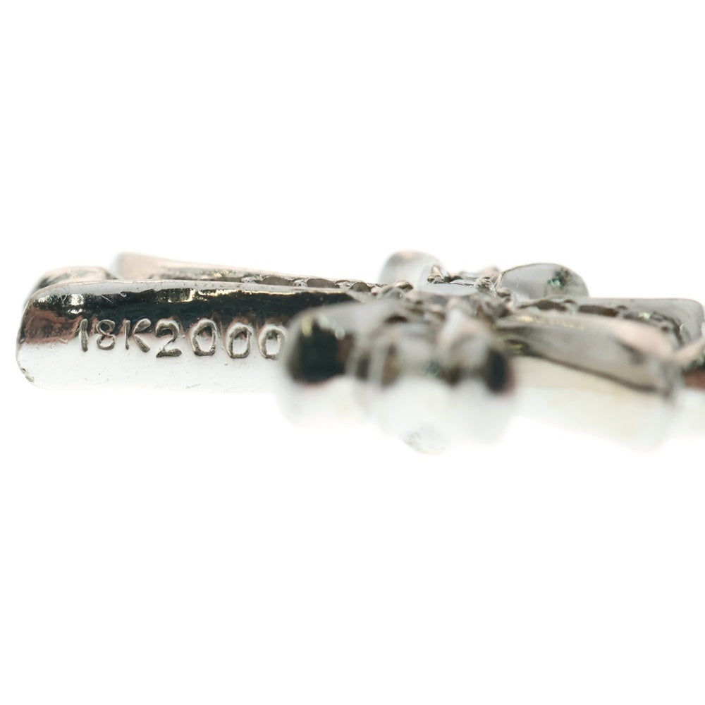 CHROME HEARTS(クロムハーツ) 18KWG OLD TNY CRSF P/DIA タイニーファットクロス オールド PAVEダイヤ ペンダントトップ ホワイトゴールド BCA008