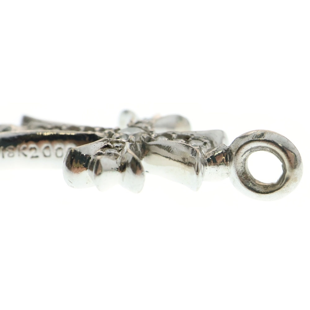 CHROME HEARTS(クロムハーツ) 18KWG OLD TNY CRSF P/DIA タイニーファットクロス オールド PAVEダイヤ ペンダントトップ ホワイトゴールド BCA008