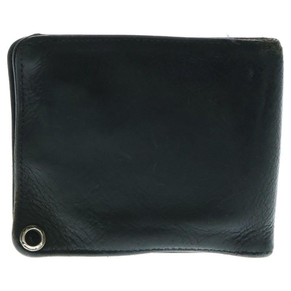 CHROME HEARTS(クロムハーツ) 1SNAP 1スナップ クロス ボールボタン レザーウォレット 財布 ブラック BCA361