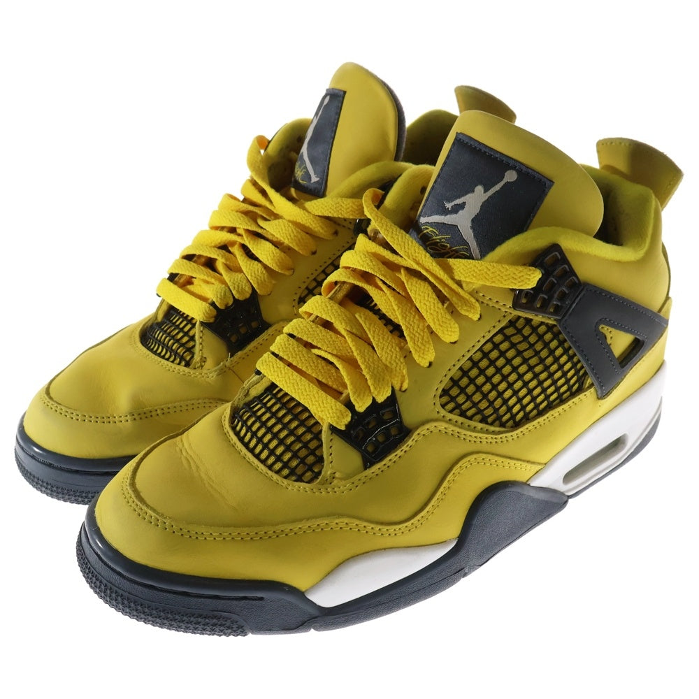 NIKE(ナイキ) AIR JORDAN 4 RETRO TOUR YELLOW エアジョーダン レトロ ハイカットスニーカー シューズ ツアー イエロー US9/27cm CT8527-700