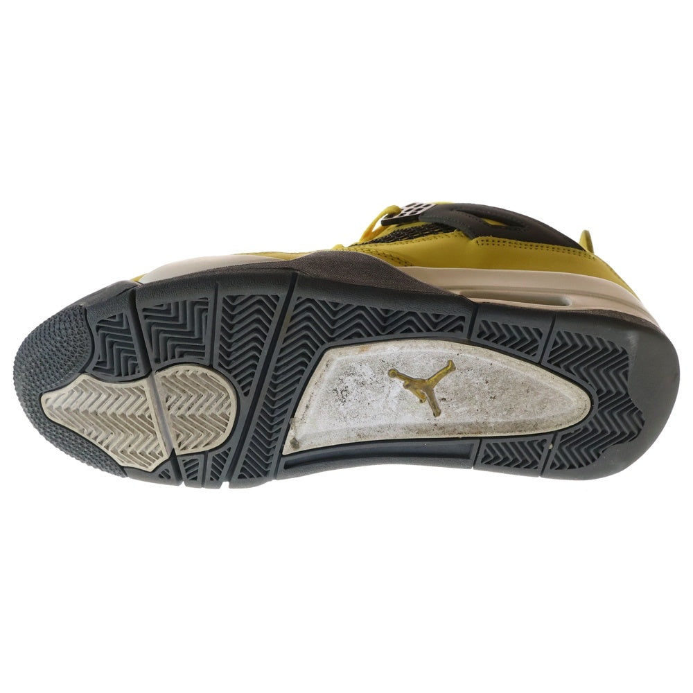 NIKE(ナイキ) AIR JORDAN 4 RETRO TOUR YELLOW エアジョーダン レトロ ハイカットスニーカー シューズ ツアー イエロー US9/27cm CT8527-700