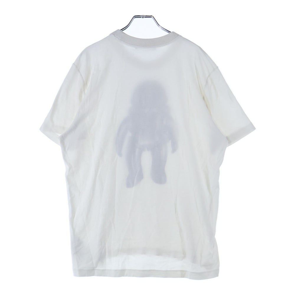 LOUIS VUITTON(ルイヴィトン) 19SS ジャガード スペースマン コットン ニット クルーネック 半袖Tシャツ ホワイト RM191M IXY HGY01W