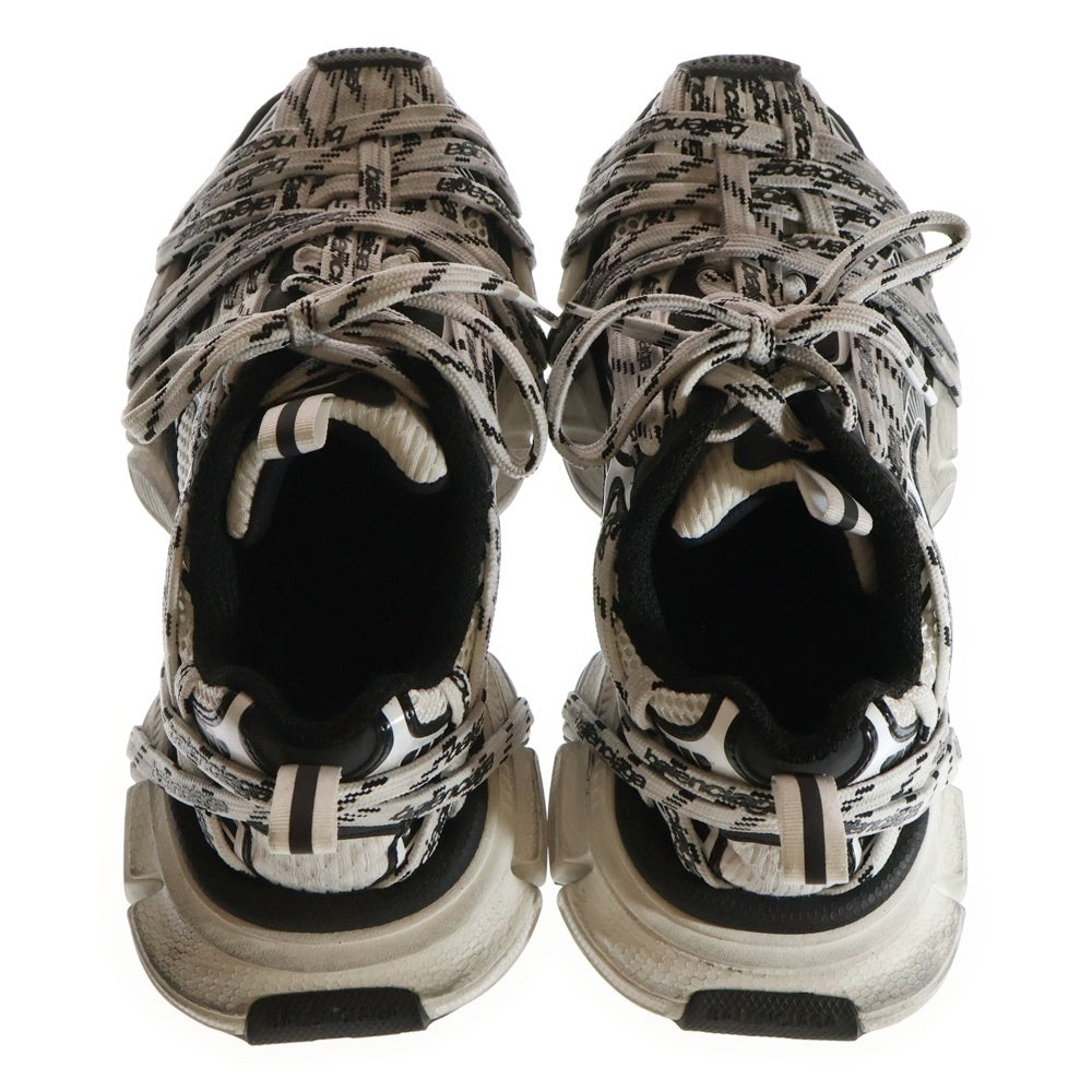 BALENCIAGA(バレンシアガ) Multicolor Mesh And Rubber 3XL ヴィンテージ加工 エクストリームシューレース ローカットスニーカー ホワイト/ブラック 825597