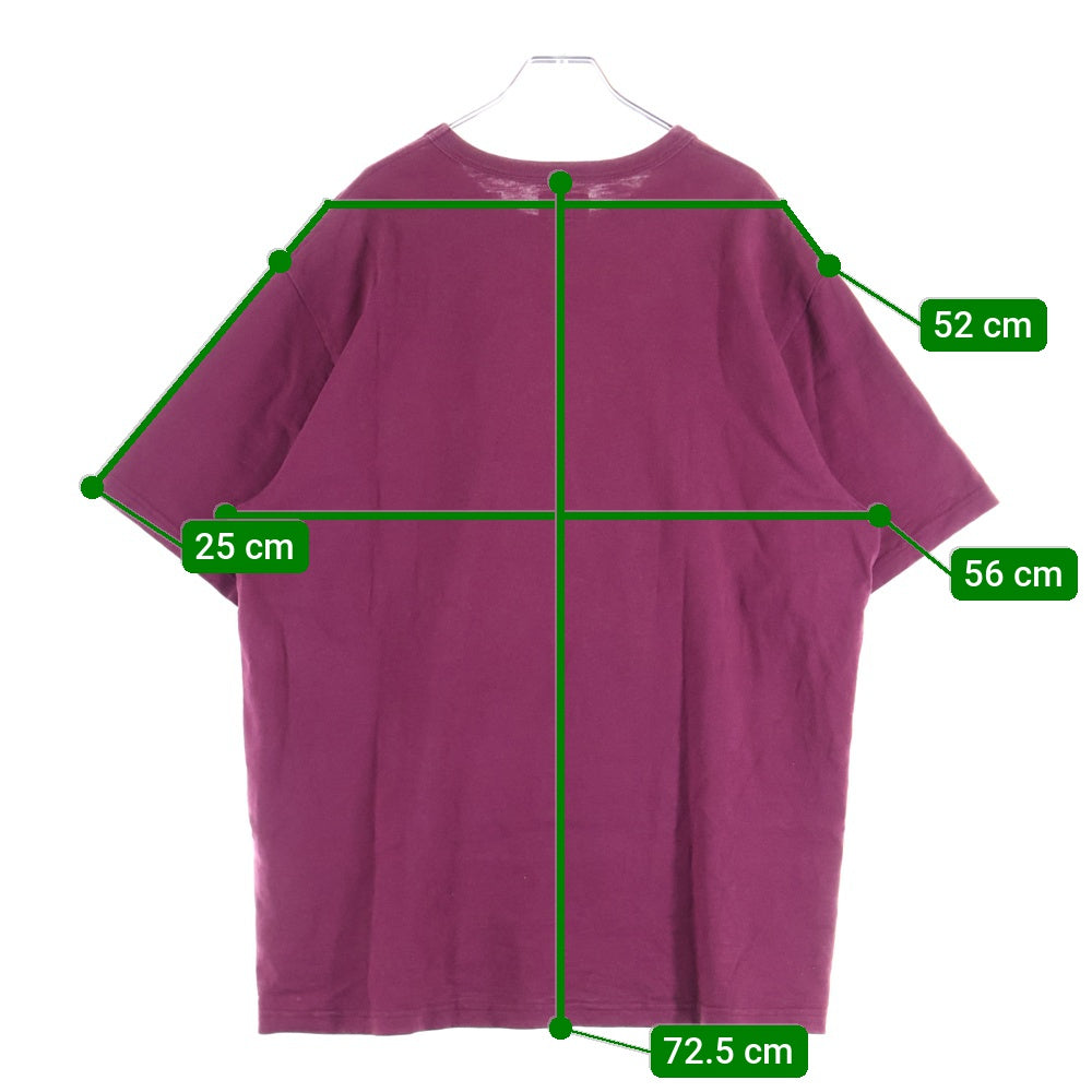 SUPREME(シュプリーム) 21SS Blurred Arc S/S クルーネック 半袖Tシャツ ボルドー