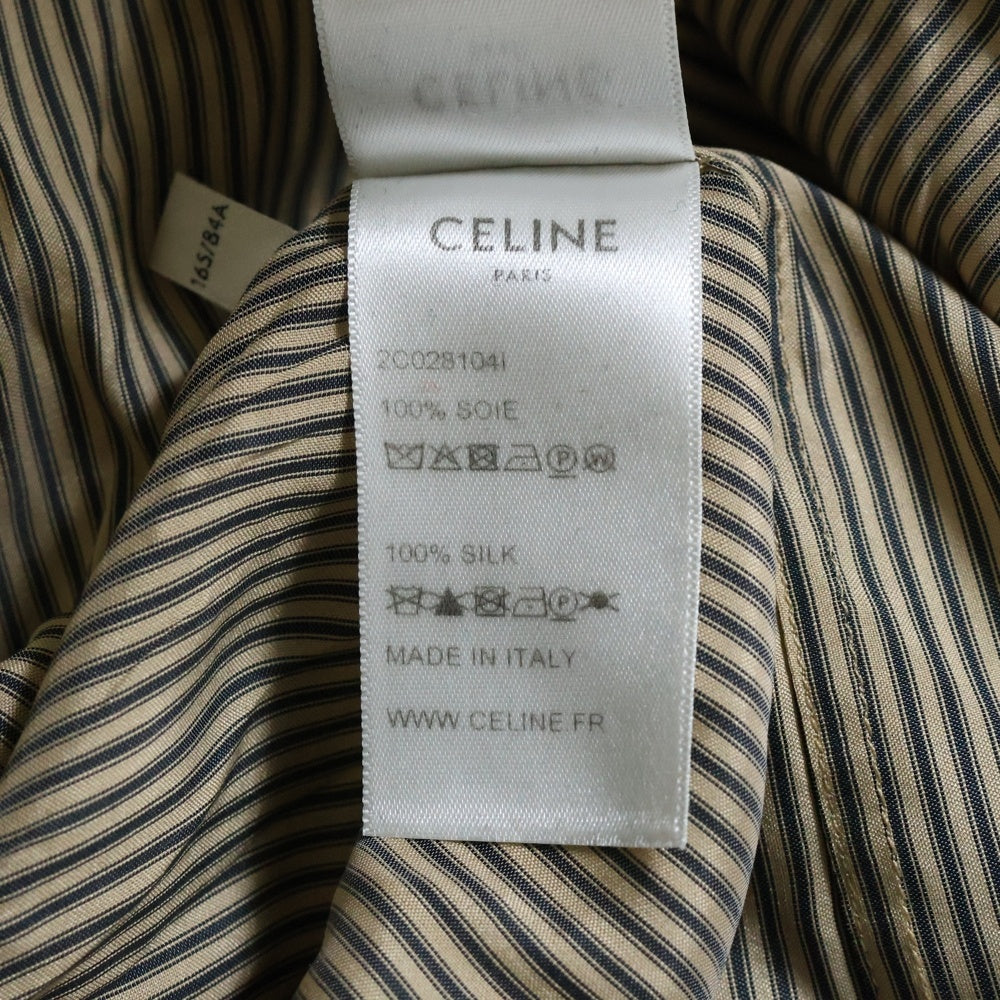 CELINE(セリーヌ) ストライプ柄 長袖シャツ ブラウン 2C028 1041