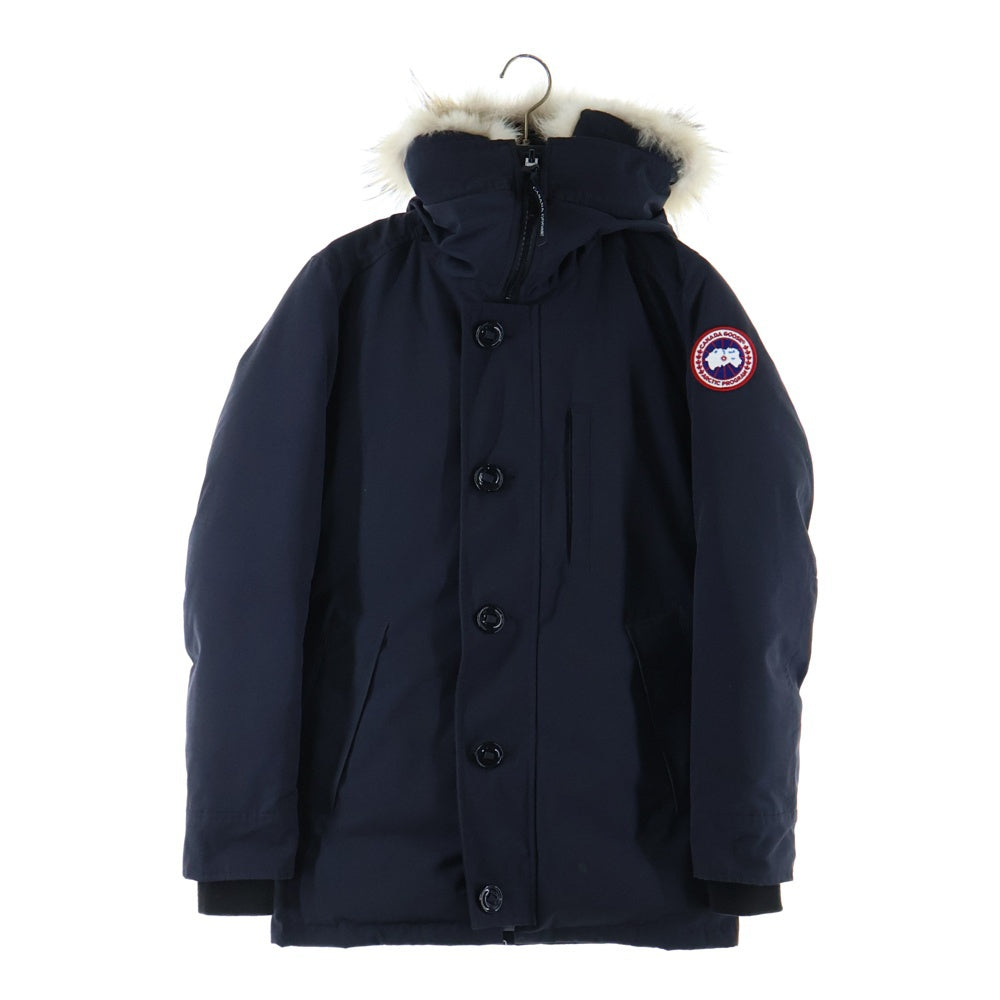 CANADA GOOSE(カナダグース) JASPER PARKA ジャスパー パーカー ファーフーデッド ジップアップ ダウンジャケット ネイビー 3438JM