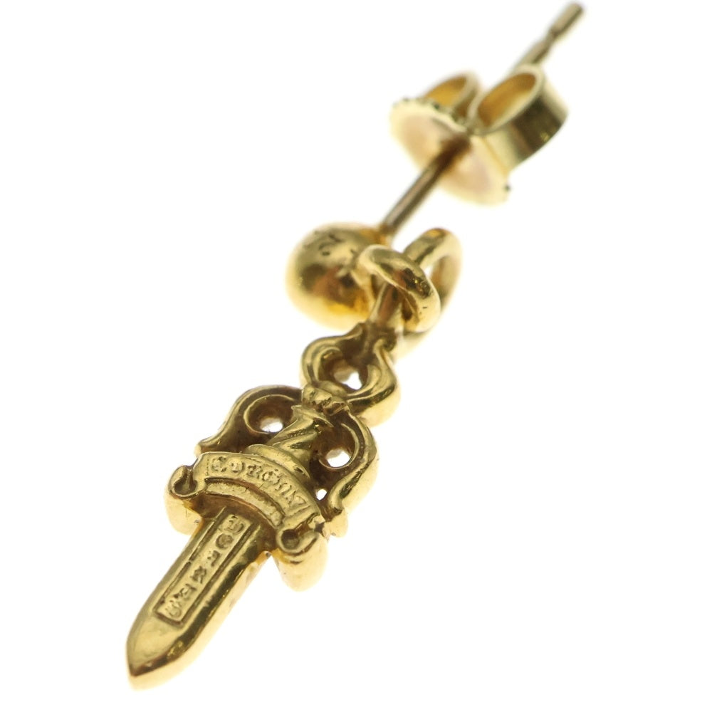 CHROME HEARTS(クロムハーツ) 22K STACK DAGGER スタック ダガー ピアス ゴールド