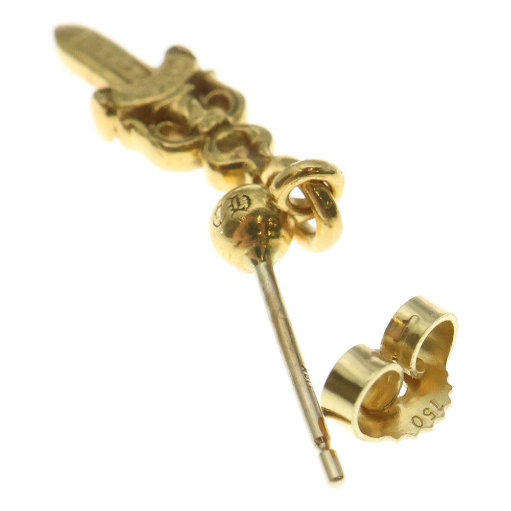 CHROME HEARTS(クロムハーツ) 22K STACK DAGGER スタック ダガー ピアス ゴールド
