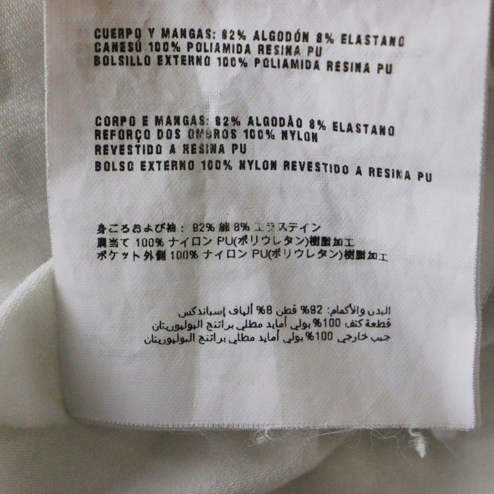 PRADA(プラダ) フロントラバーロゴ クルーネック 半袖Tシャツ ホワイト SJM979 R151 710