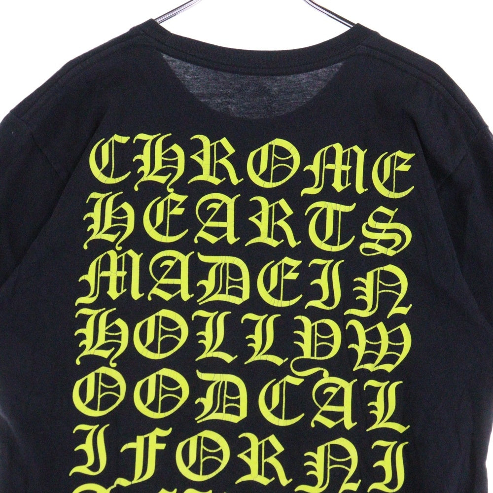 CHROME HEARTS(クロムハーツ) CH PLUS フロントCHプラスプリント クルーネック 半袖Tシャツ ブラック