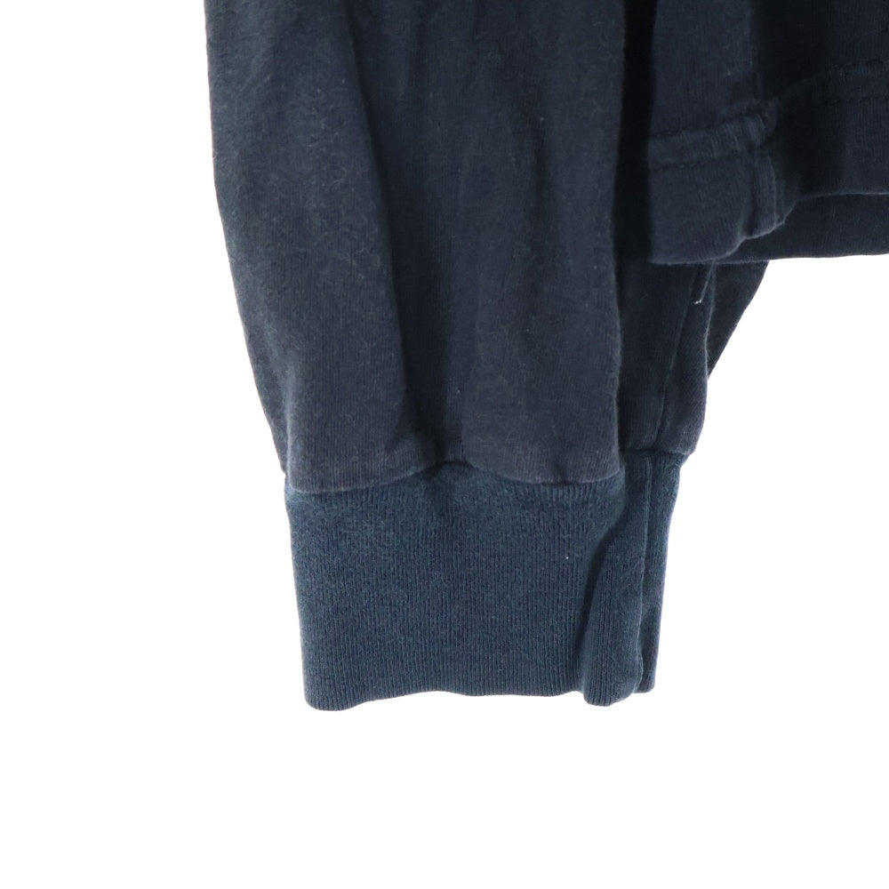 CHROME HEARTS(クロムハーツ) CEMETERY バックセメタリープリント クルーネック 長袖Tシャツ ブラック