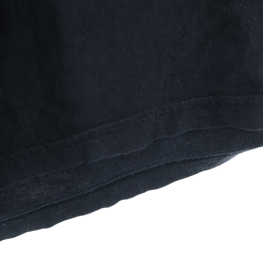 CHROME HEARTS(クロムハーツ) CEMETERY バックセメタリープリント クルーネック 長袖Tシャツ ブラック