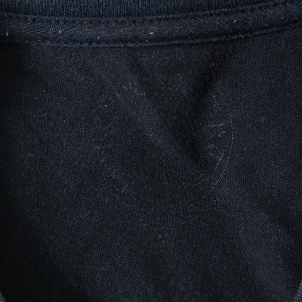 CHROME HEARTS(クロムハーツ) CEMETERY バックセメタリープリント クルーネック 長袖Tシャツ ブラック