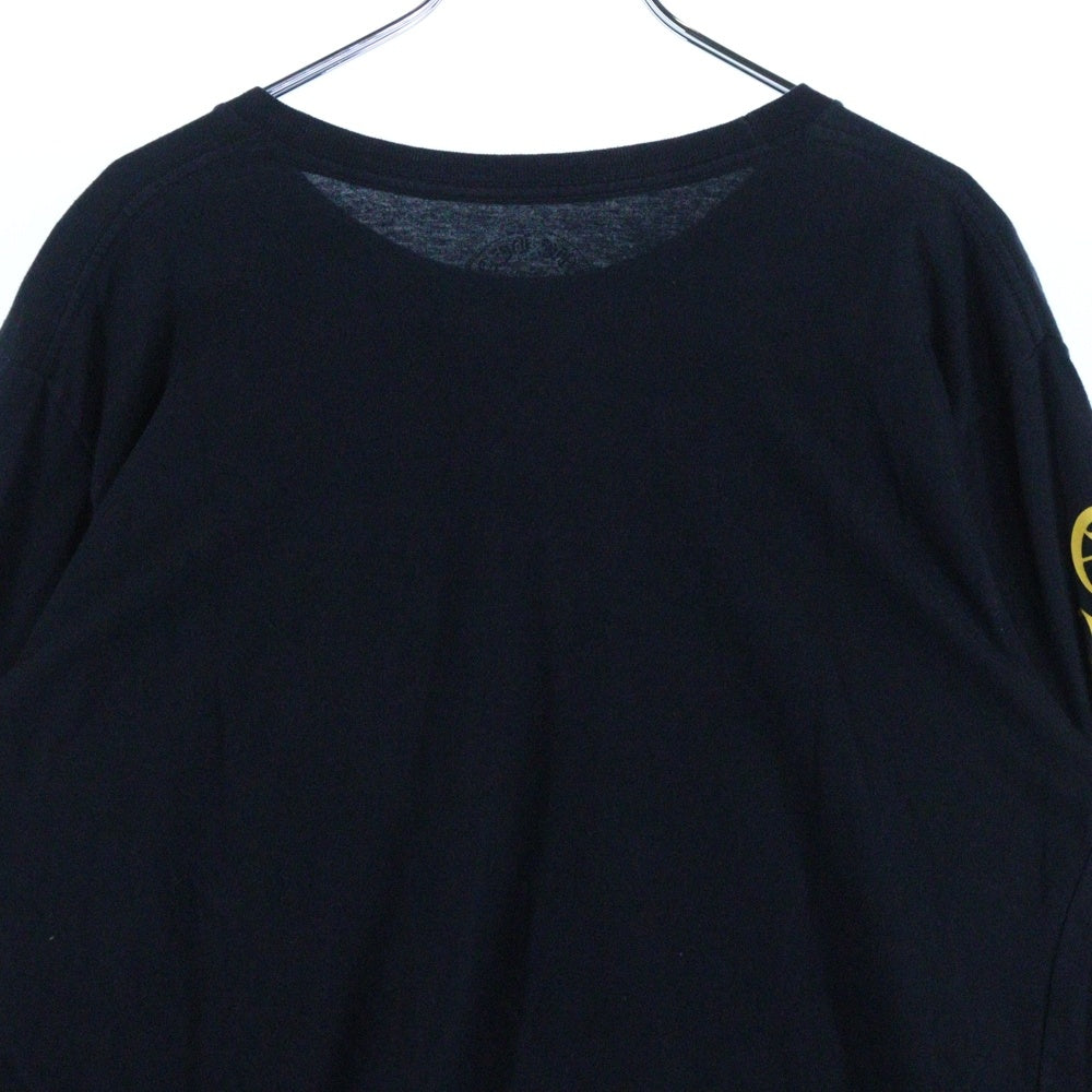 CHROME HEARTS(クロムハーツ) Dagger L/S Tee フロントヴァインダガープリント クルーネック 長袖Tシャツ ブラック