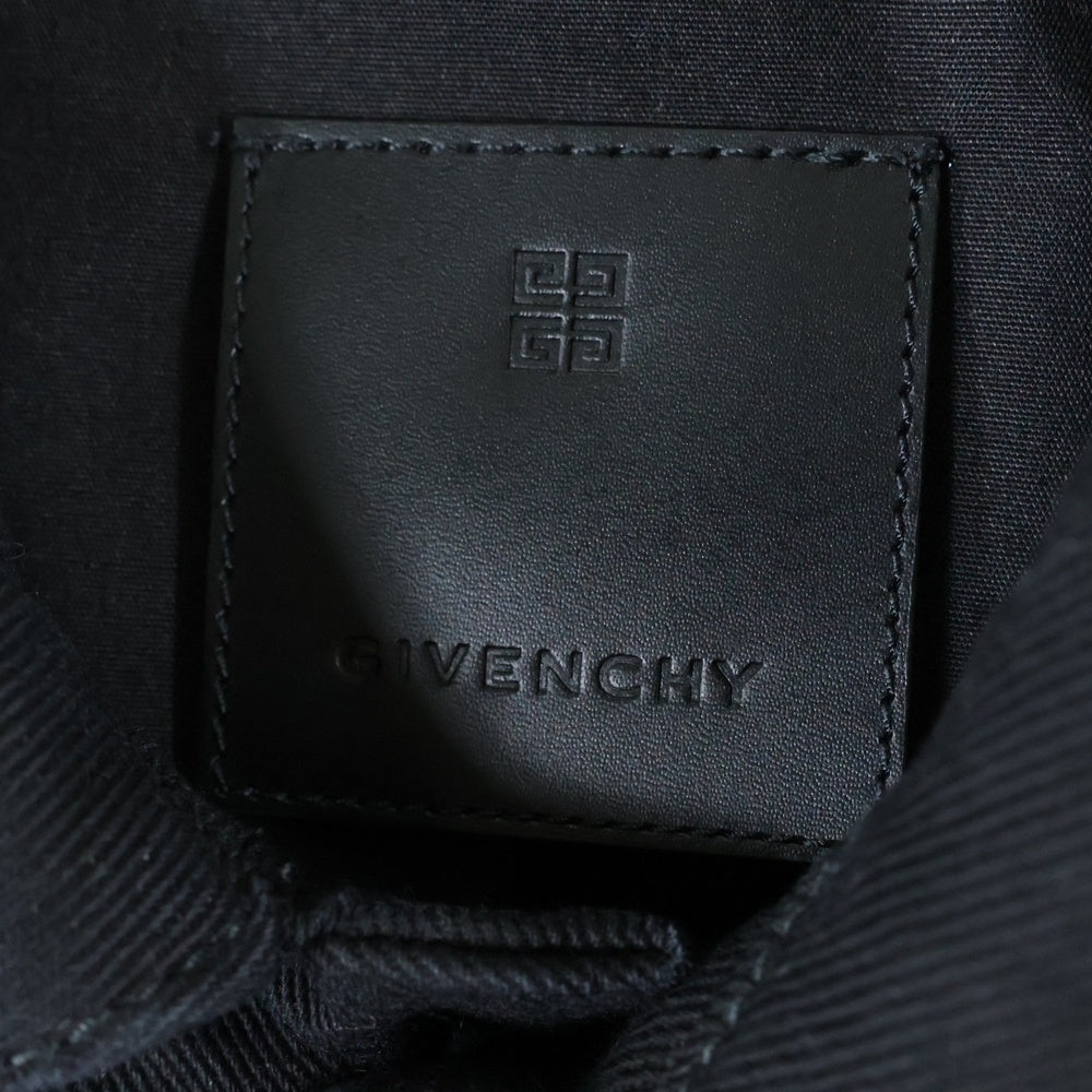 GIVENCHY(ジバンシィ) 4Gロゴスタッズ コットン デニムジャケット ブラック B M00Q650KK