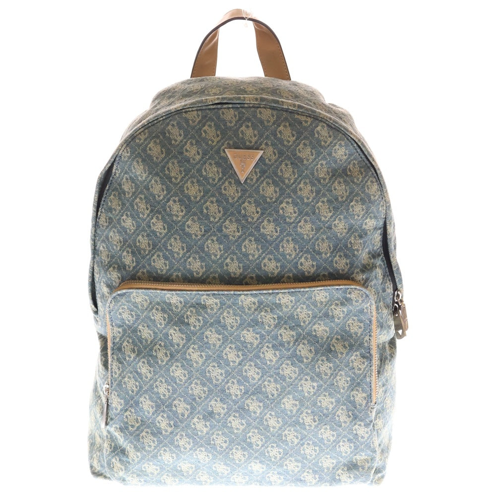 GUESS(ゲス) STRAVE Compact Backpack コンパクトバッグ デニム 総柄 バックパック リュック インディゴ HMVEJAP3211